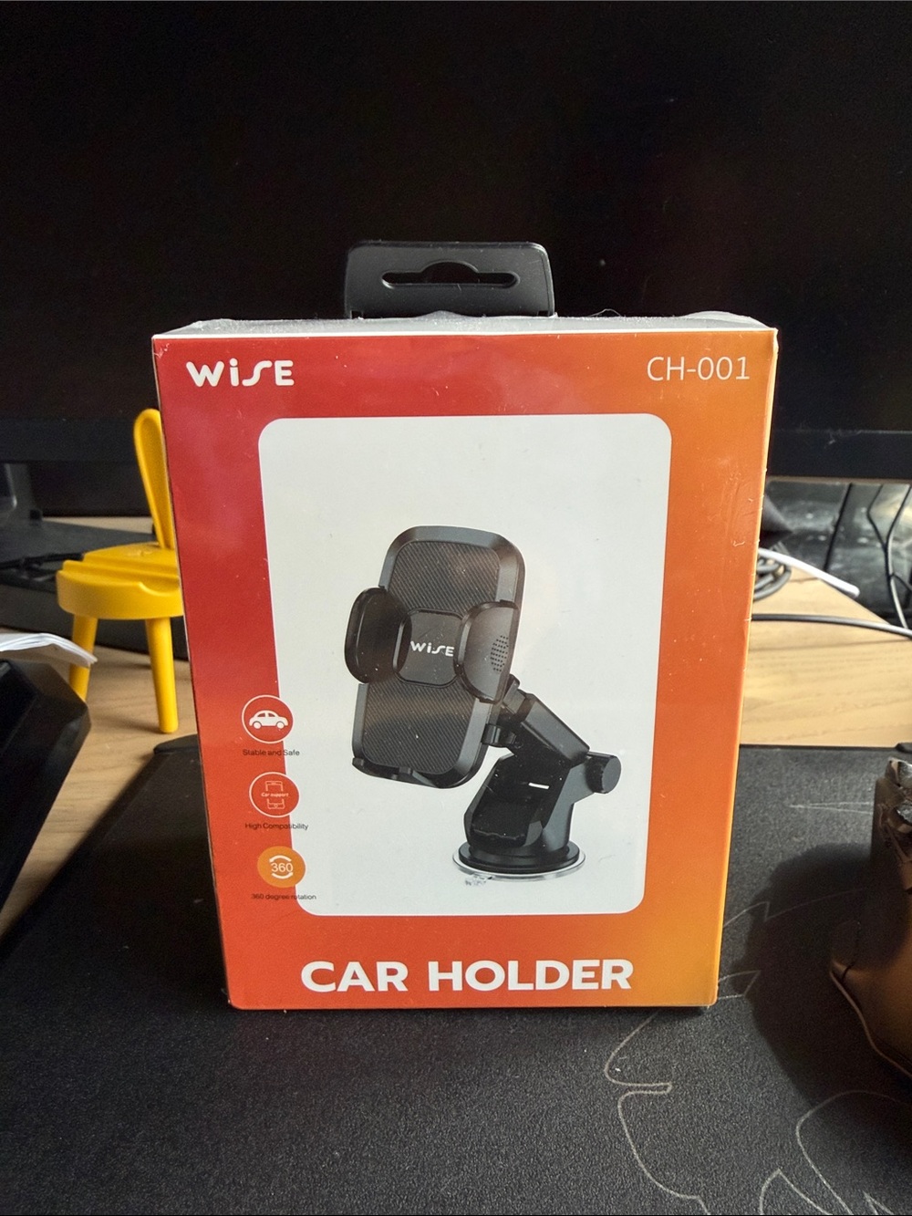 CH-001 Car Phone Holder - Black